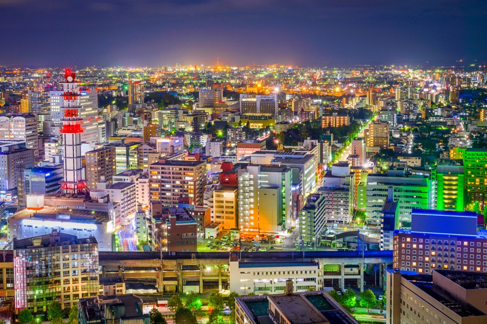 Sendai, Japan. Sendai City, Japan.