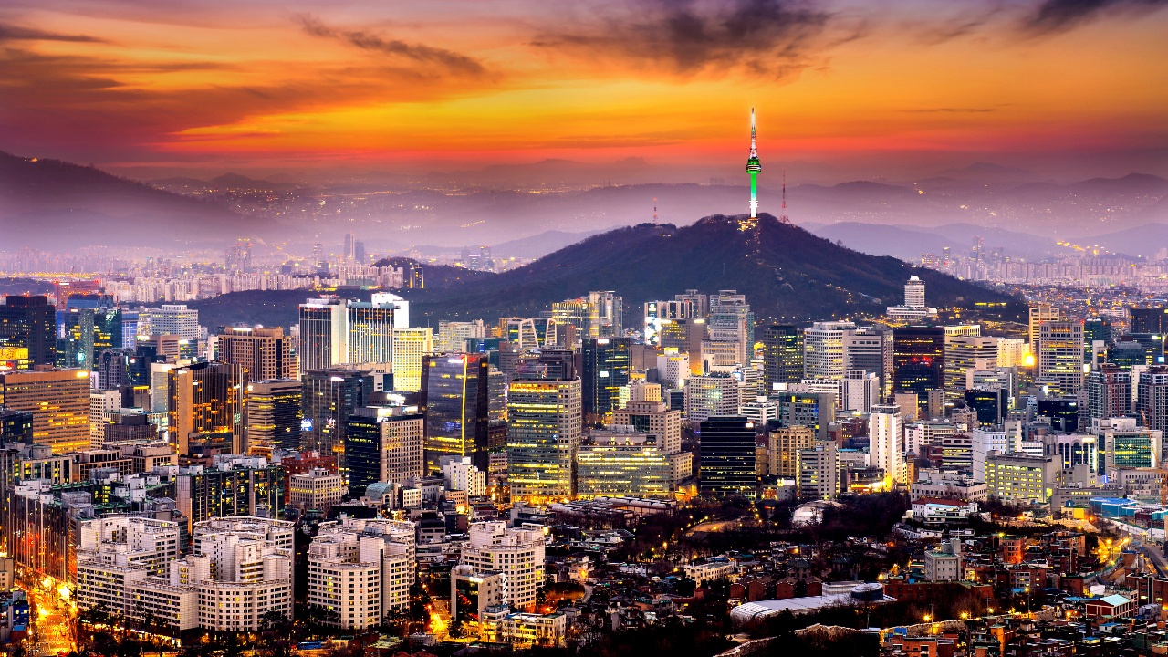 Seoul City, South Korea. Seoul, South Korea.