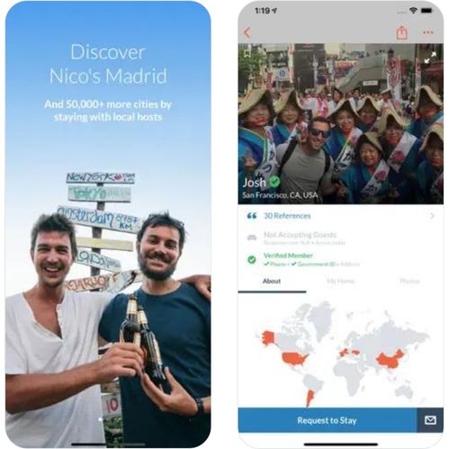 Couchsurfing - Travel App Couchsurfing - Travel App