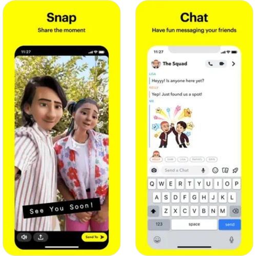 Snapchat - Share the moment Snapchat - Share the moment