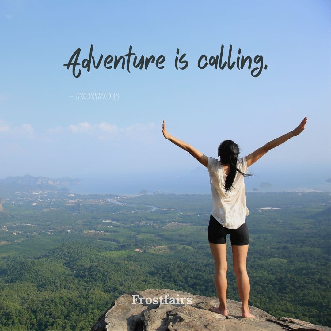Adventure Quote Short study abroad quote to start a new journey