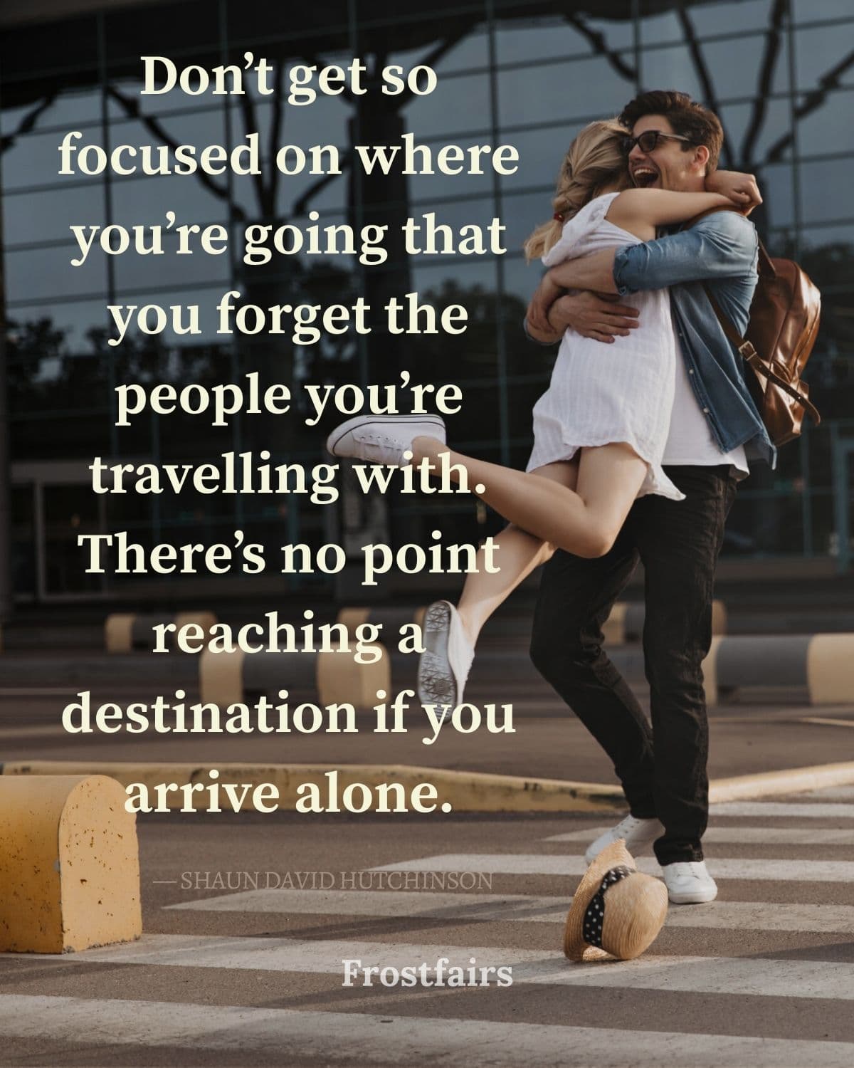 Emotional Farewell Quote Powerful quote about staying connected during the journey abroad
