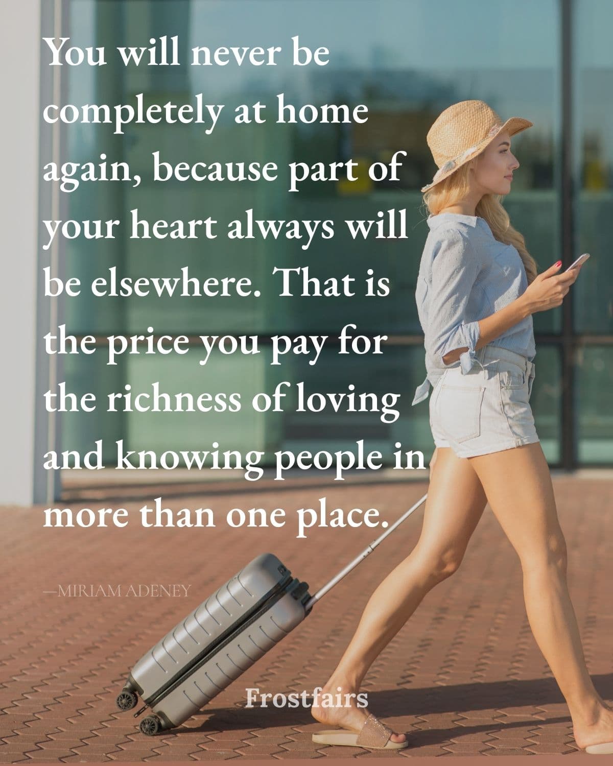 Farewell and Change Quote Quote capturing the emotional depth of studying in different countries