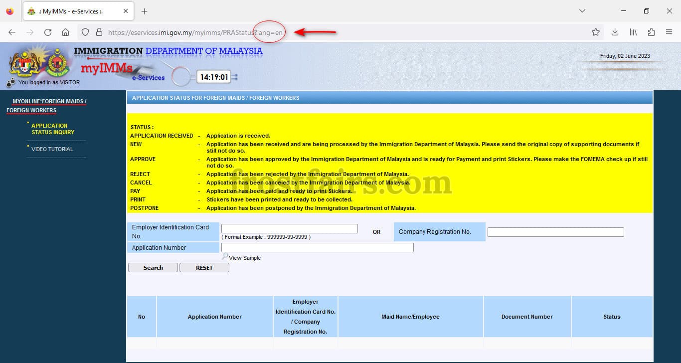 Malaysia Visa Check Online By Passport Number For All Visa Types