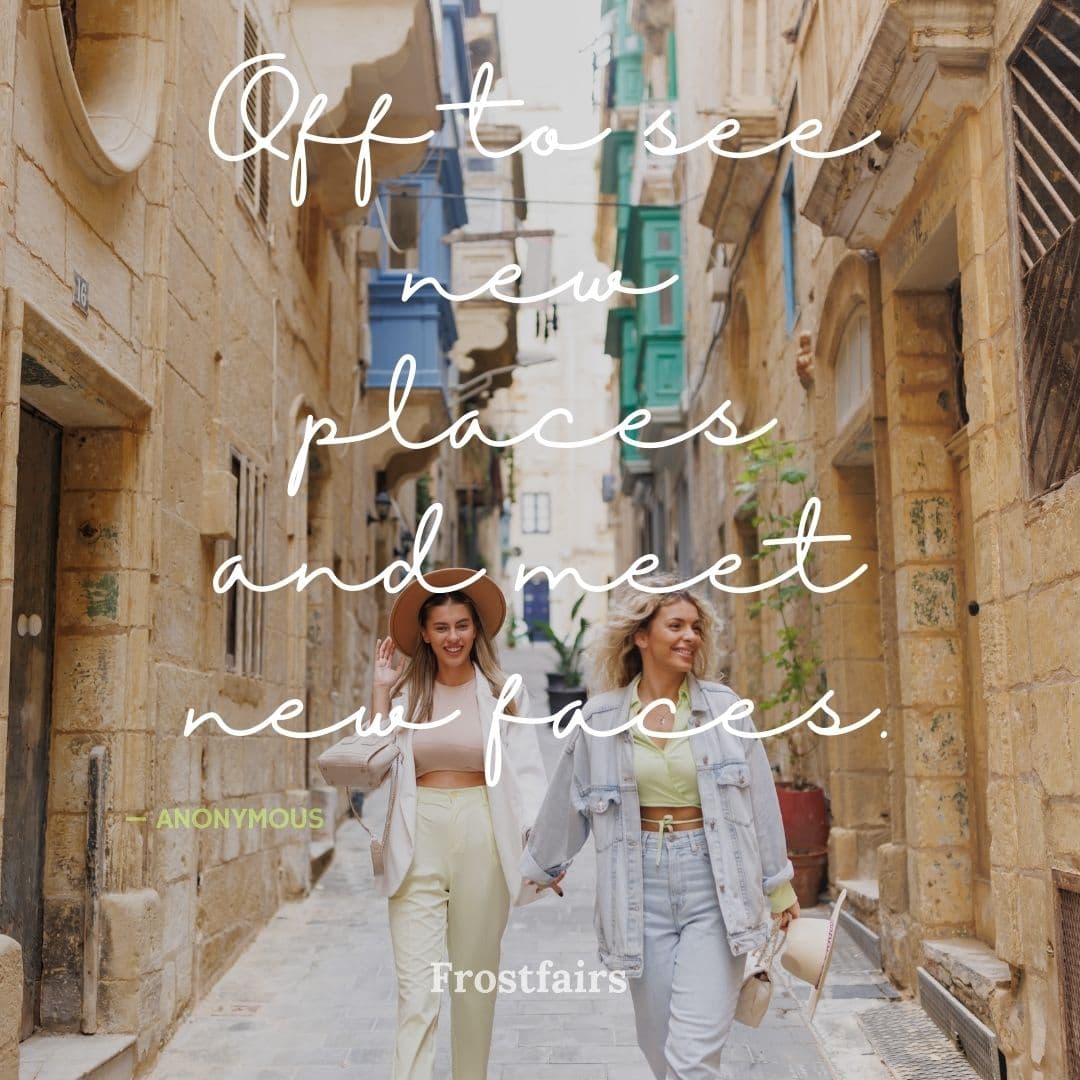 Caption for Going Abroad Short and catchy caption about travel experiences