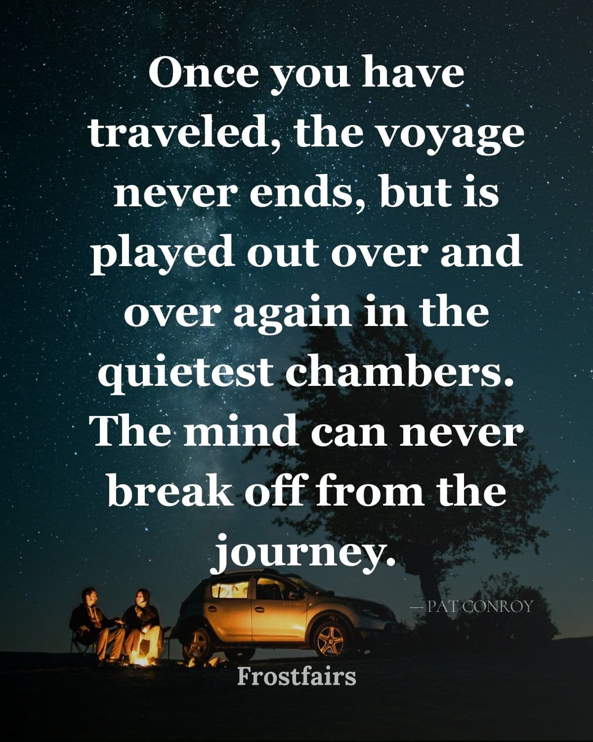 Quote about the Mindset of Travel Quote reflecting how travel changes one's worldview